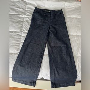 Wide leg trouser jeans, very soft